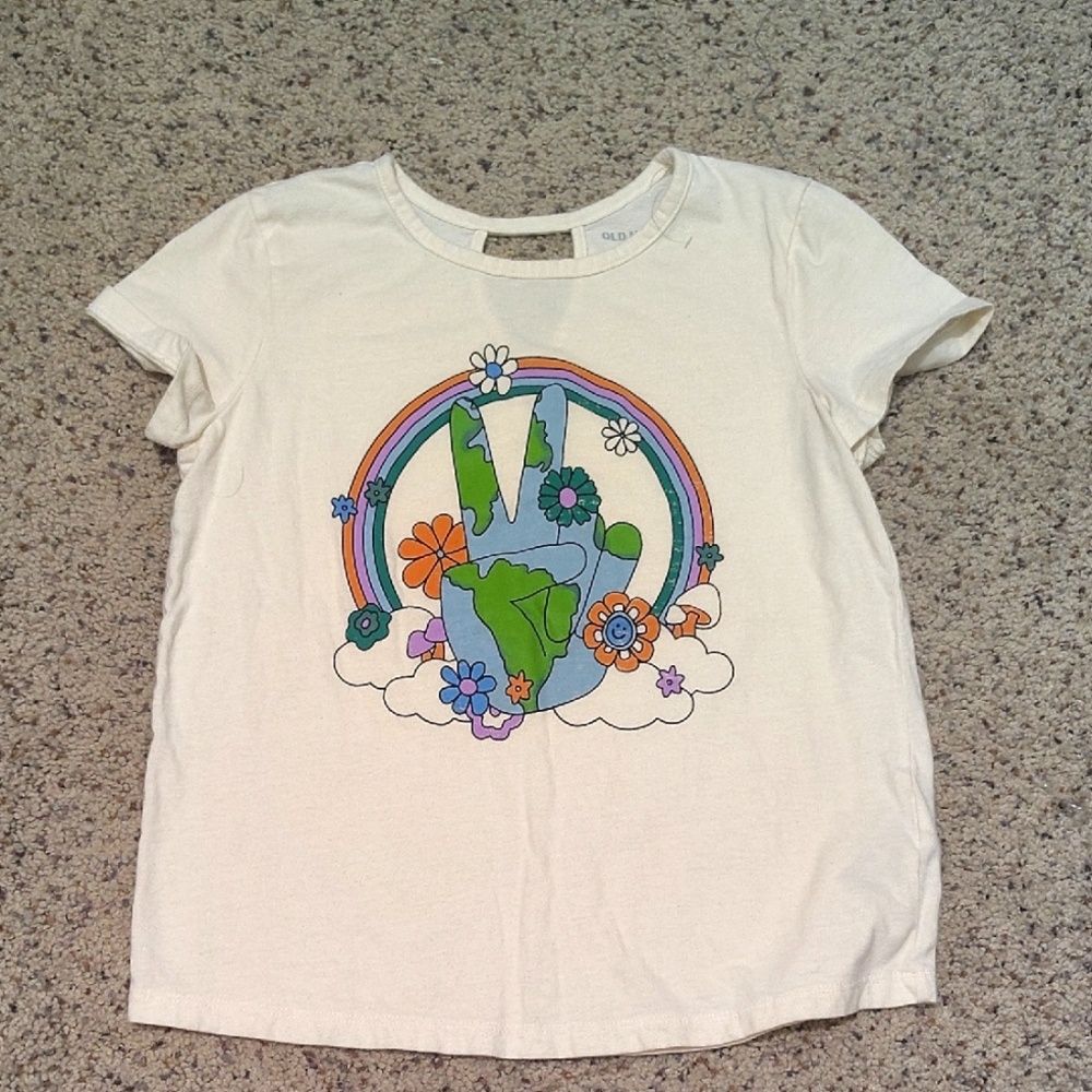 Old Navy Kids Peace Sign Graphic Tee